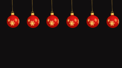Fröhliche-Weihnachtskugel-Hängeanimation,-Neujahrsspielzeugkugel,-Rotierende-Dekorationsverzierung-Mit-Alphakanal